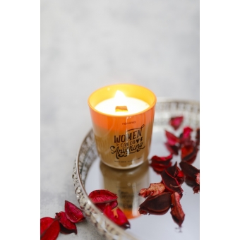 Świeczka zapachowa, perfumowana świeca na prezent RAVINA dla kobiet women can do anything z inspiracji chanel no5